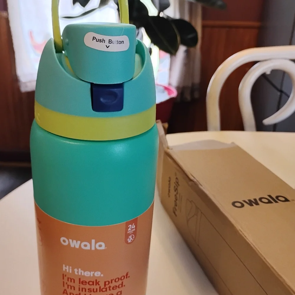 Owala Water Bottle,Freesip Insulated Stainless Steelwith Straw 32 Oz - Picture 5 of 10